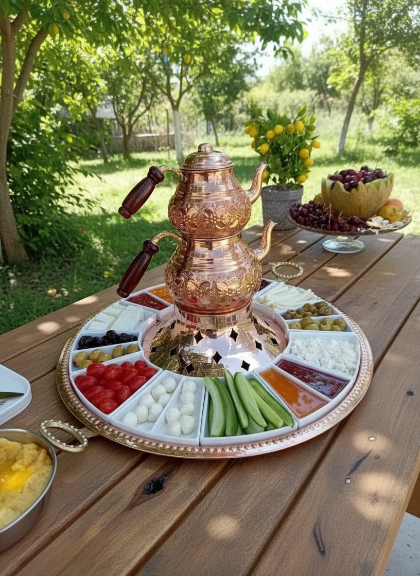 BAKIR ODASI Kahvaltılık seti