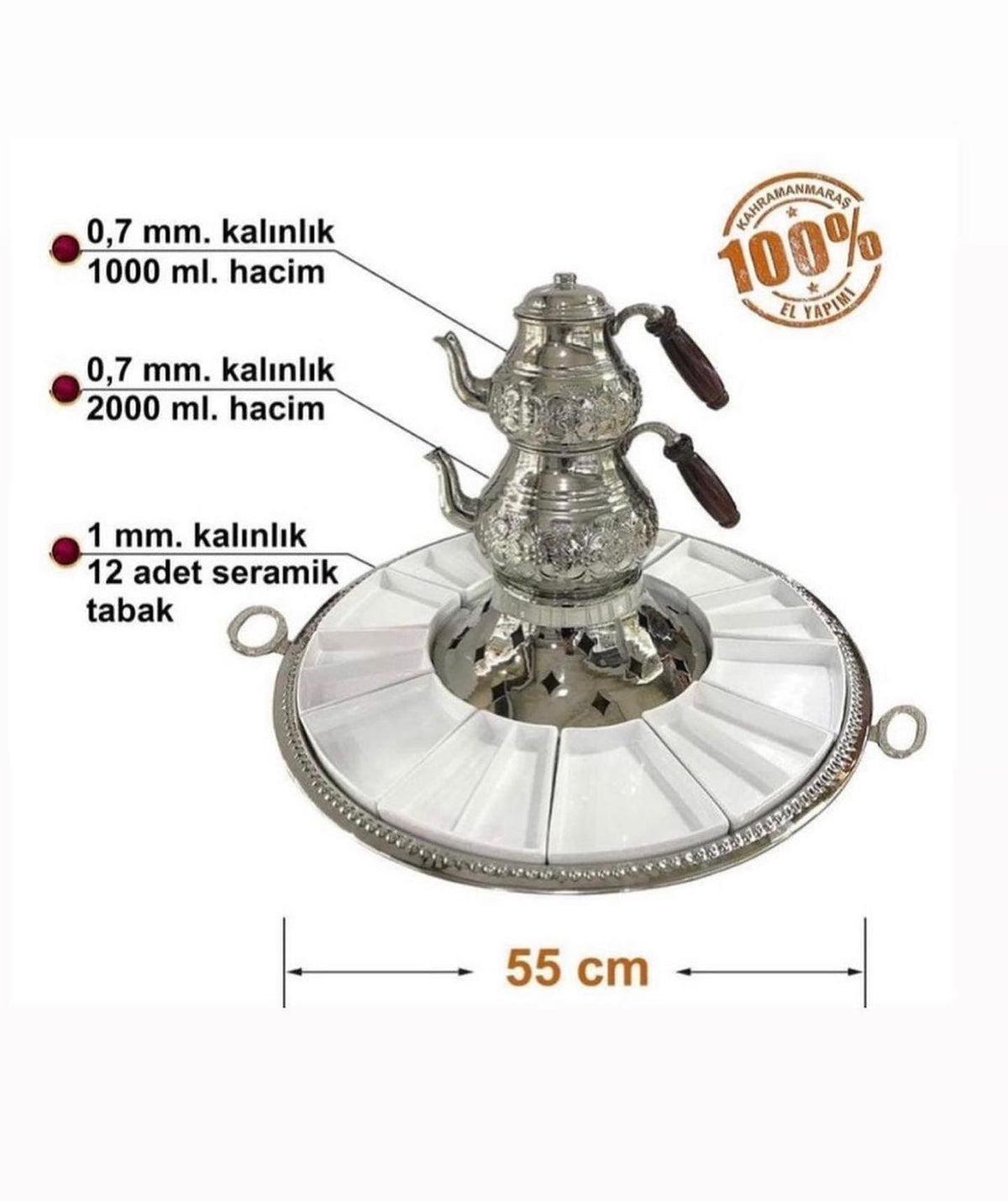 BAKIR ODASI Kahvaltılık seti